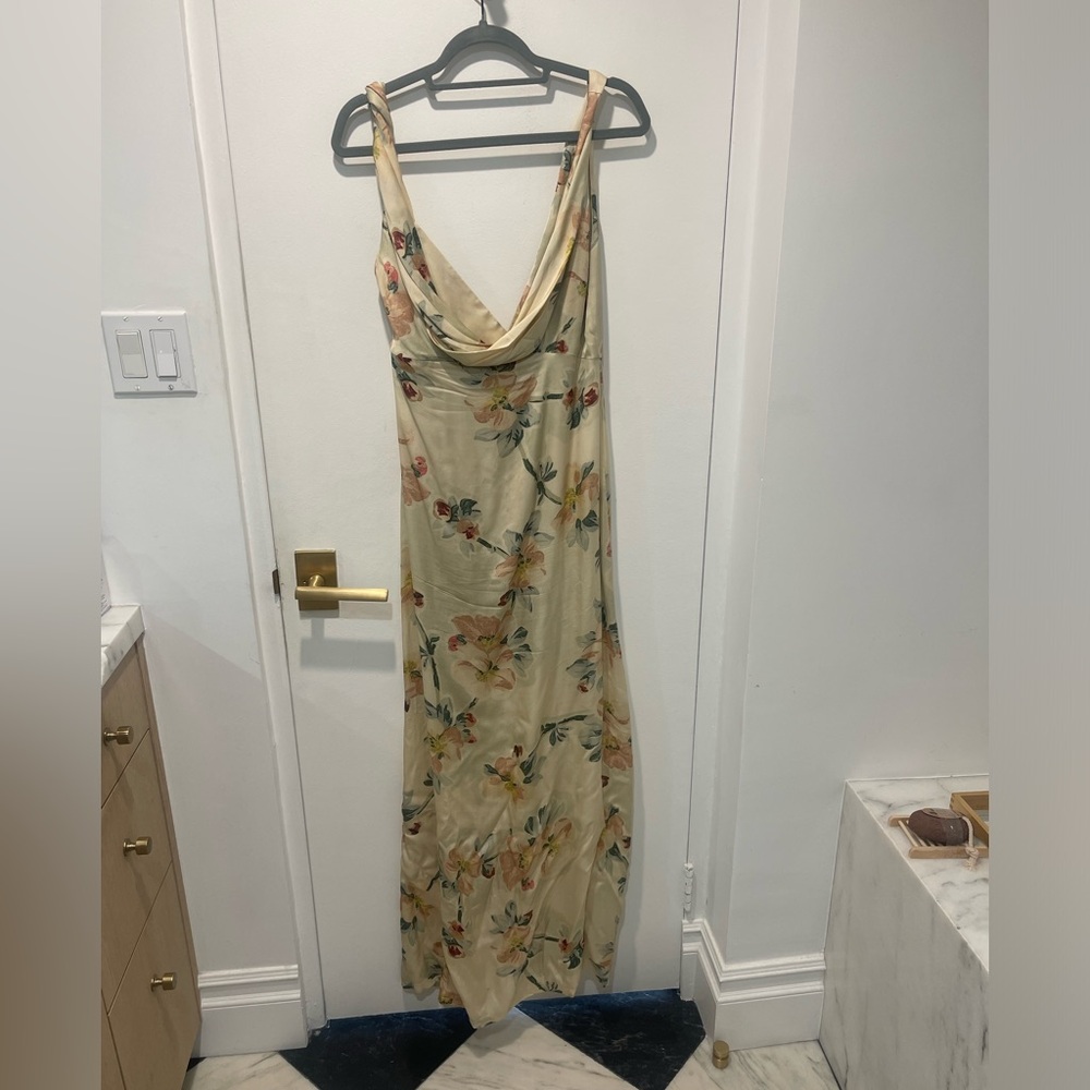 Toteme twist drape floral dress - Picture 3 of 5